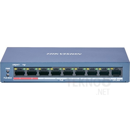 Hikvision DS-3E0510P-E/M 8 Port Por Switch