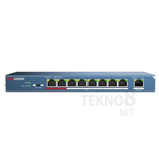 Hikvision DS-3E0109P-E 8 Port Poe Switch