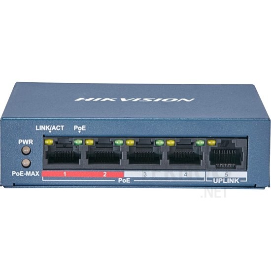 Hikvision DS-3E0105P-E/M 4 Port Poe Switch