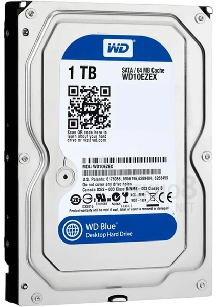 1TB Blue SATA6 7200rpm 64MB WD10EZEX Disk HDD